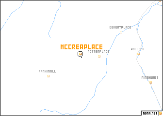 map of McCrea Place