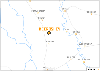 map of McCroskey