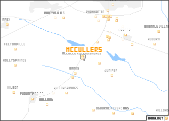 map of McCullers