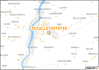 map of McCulley Estates