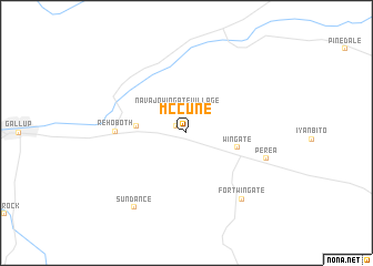map of McCune
