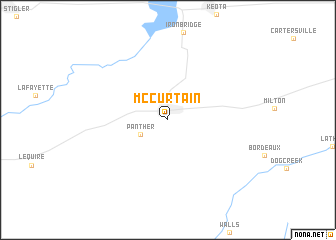 map of McCurtain