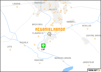 map of McDaniel Manor