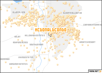 map of McDonald Condo