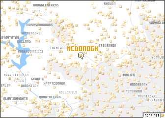 map of McDonogh