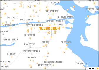 map of McDonough