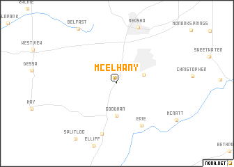 map of McElhany