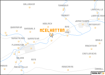 map of McElhattan