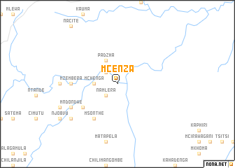 map of Mcenza