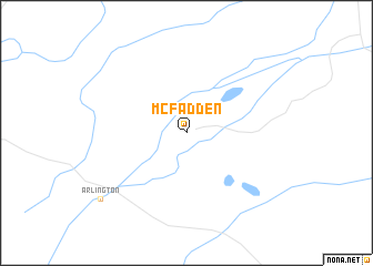 map of McFadden