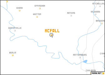 map of McFall