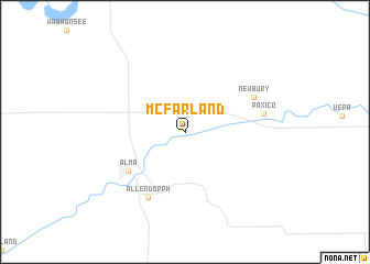 map of McFarland