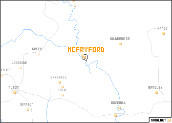 map of McFry Ford
