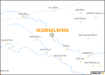 map of McGargels Ford