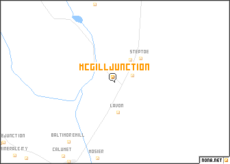 map of McGill Junction