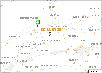 map of McGillstown