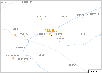 map of McGill