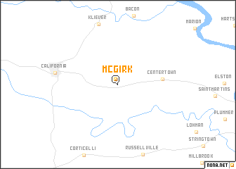 map of McGirk