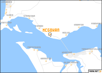 map of McGowan