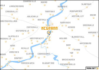 map of McGrann