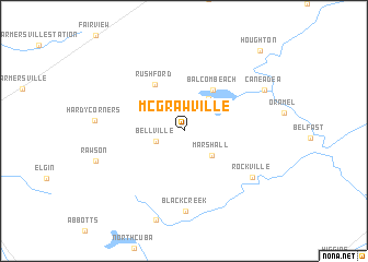 map of McGrawville