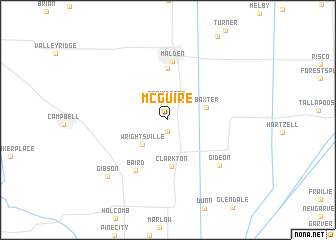 map of McGuire