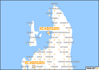 map of Mchangani