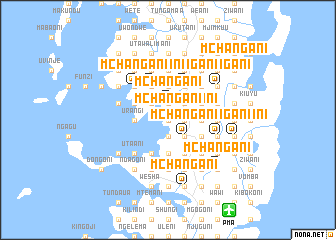 map of Mchangani