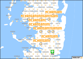 map of Mchangani