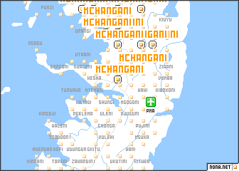 map of Mchangani