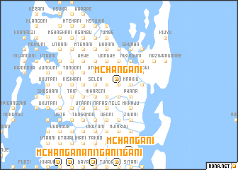 map of Mchangani