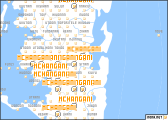 map of Mchangani