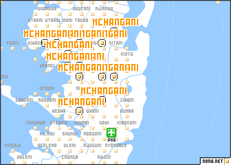 map of Mchangani