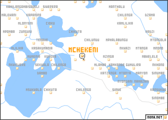 map of Mchekeni