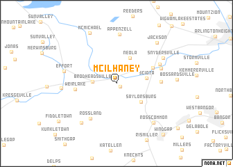 map of McIlhaney