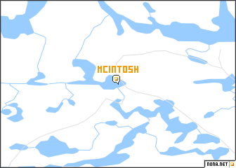 map of McIntosh