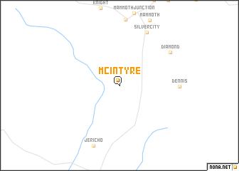 map of McIntyre