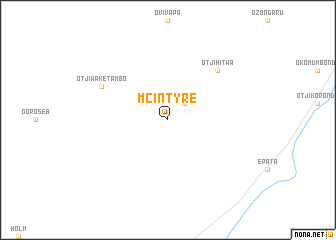 map of Mc Intyre