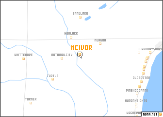 map of McIvor