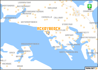 map of McKay Beach