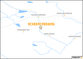 map of McKeen Crossing