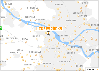 map of McKees Rocks