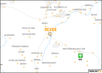 map of McKee