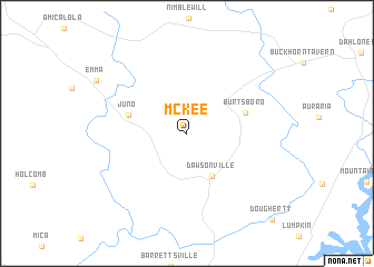 map of McKee