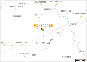 map of McKendree