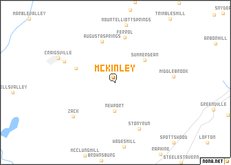 map of McKinley