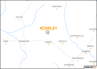 map of McKinley