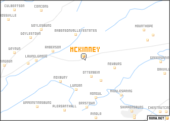 map of McKinney