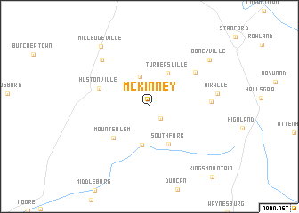 map of McKinney