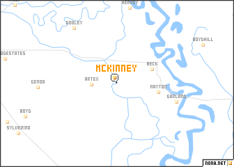 map of McKinney